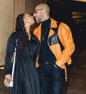 Alicia Keys with her husband Swizz Beatz 
